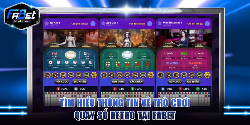 Tìm hiểu thông tin về trò chơi Quay số Retro tại FABET
